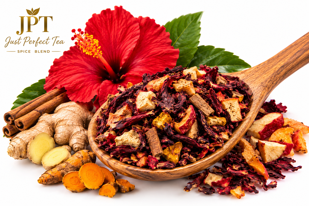 Just Perfect Tea Meets Hibiscus-Flavorful, Tasty and Beautiful Bloom in a Cup